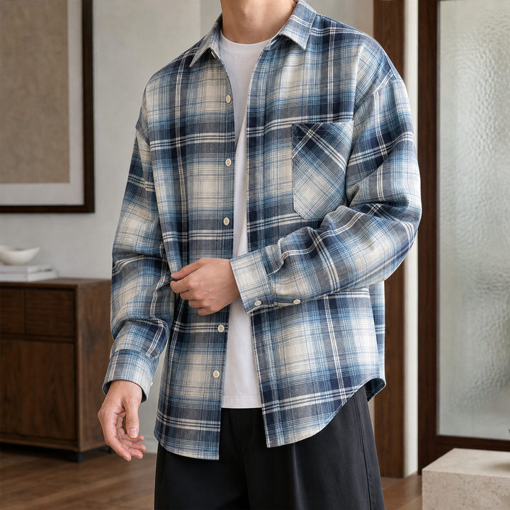 Cassian-Flynn Avslappnad Overshirt