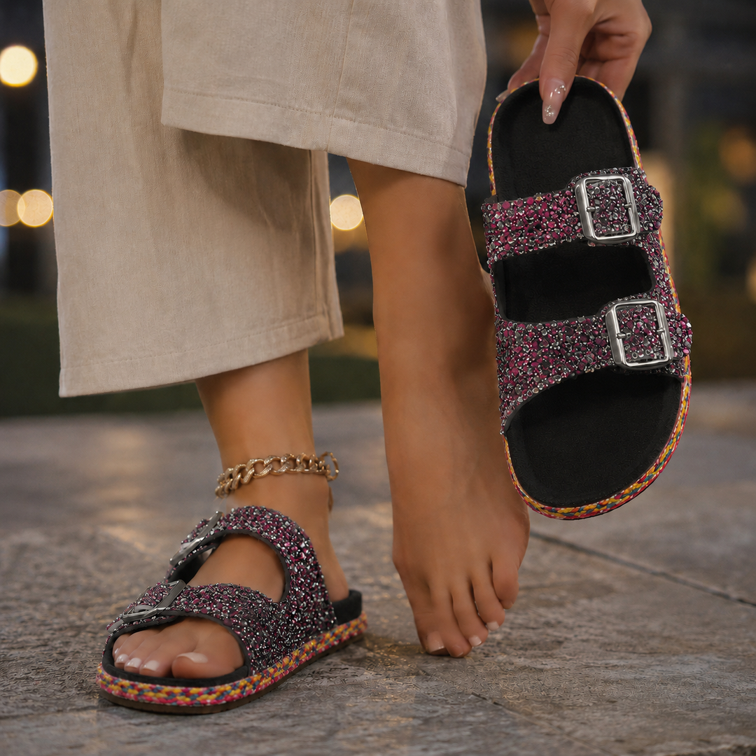 Gubbio Rhinestone Sandaler