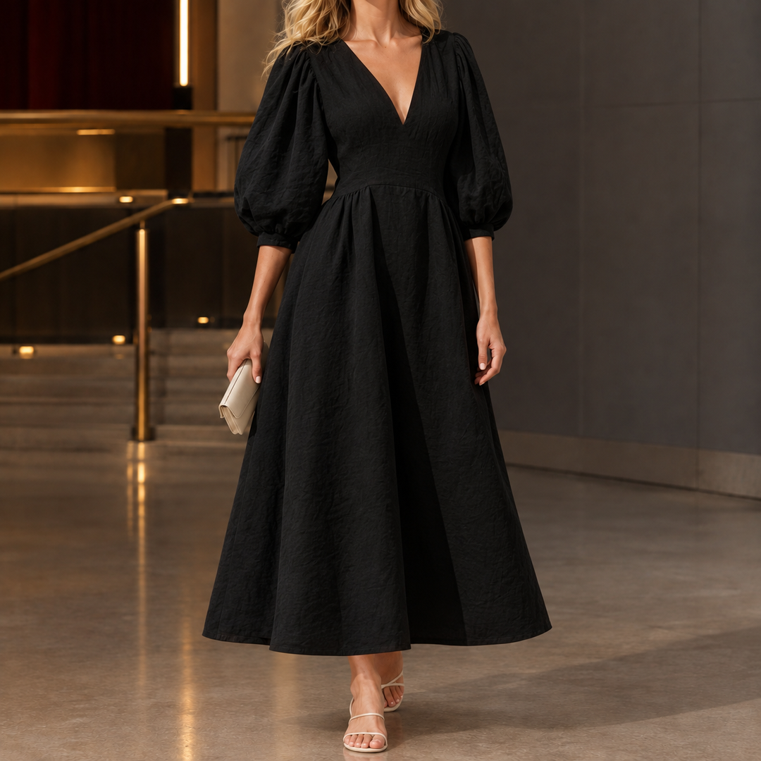 Mackenzie Puff Sleeve Klänning