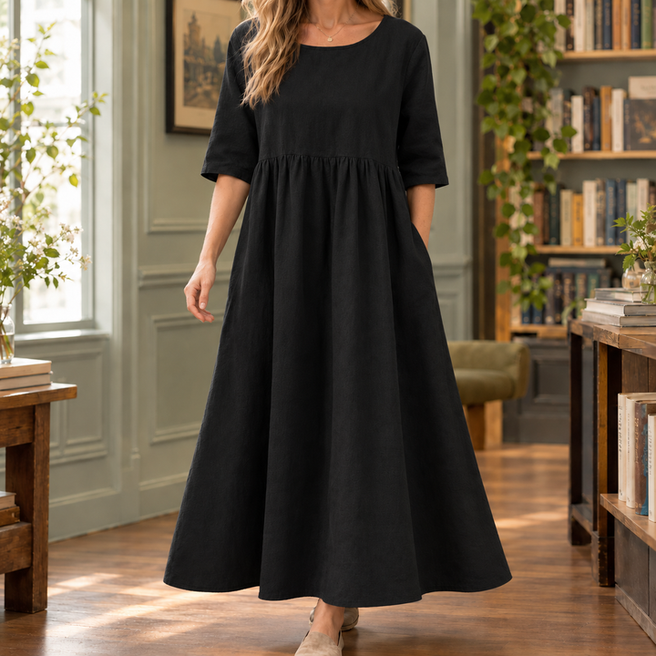 Vanessa Samlad Maxi Klänning