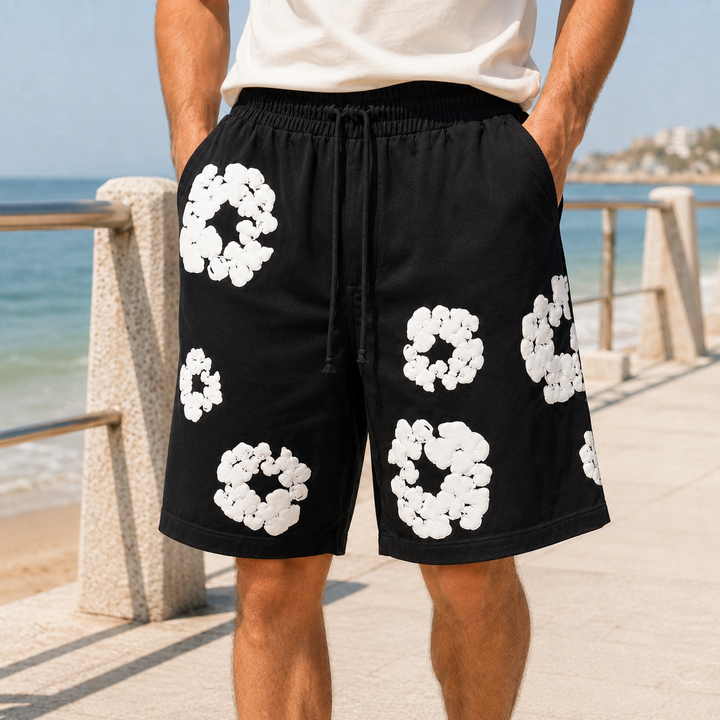 Giles Avslappnade Shorts