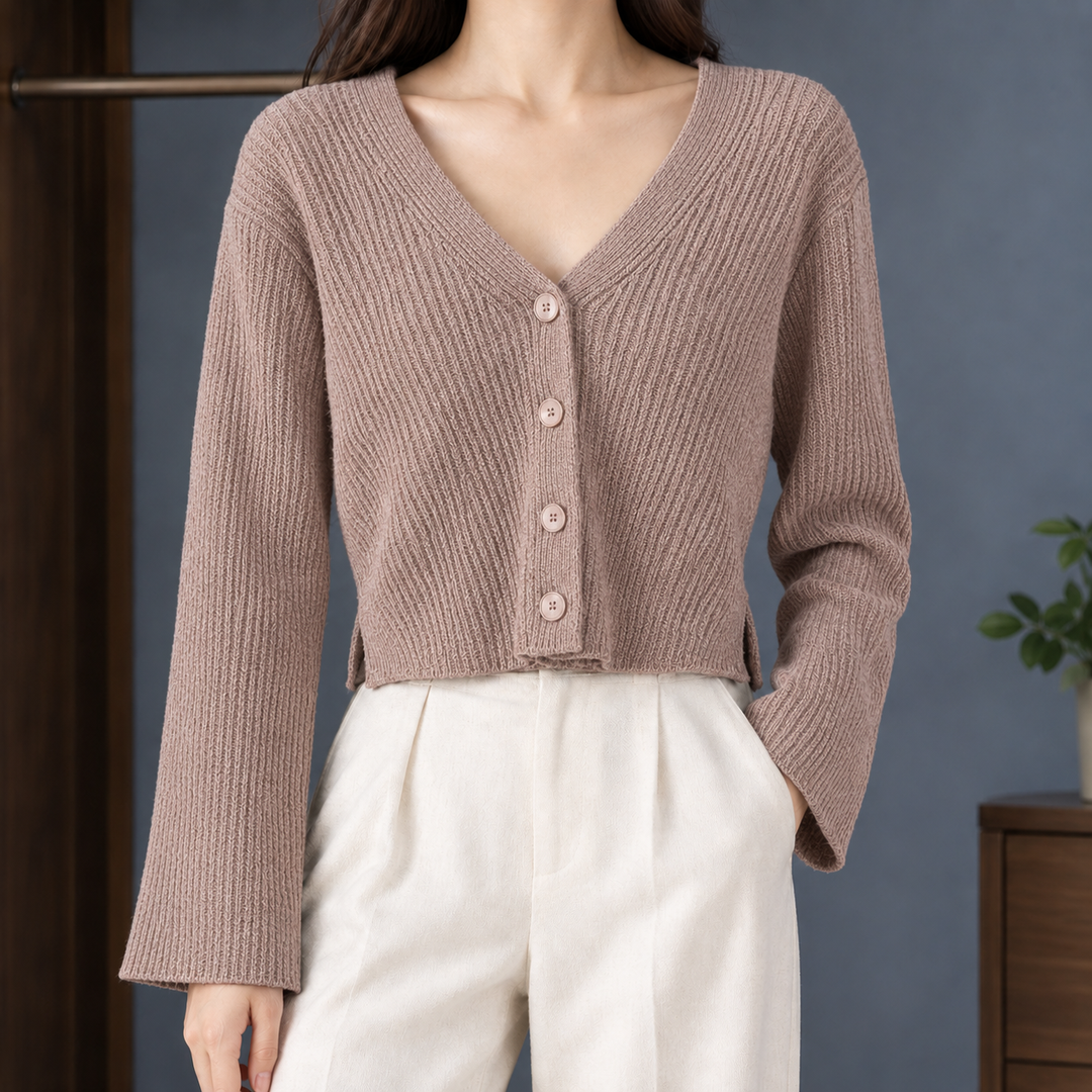 Raven Ribbad Cardigan