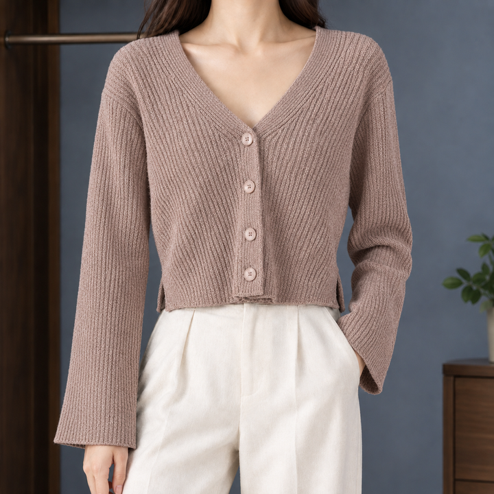 Raven Ribbad Cardigan