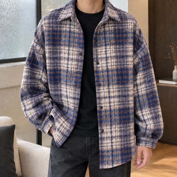 Ludovic-Stone Rutig Overshirt