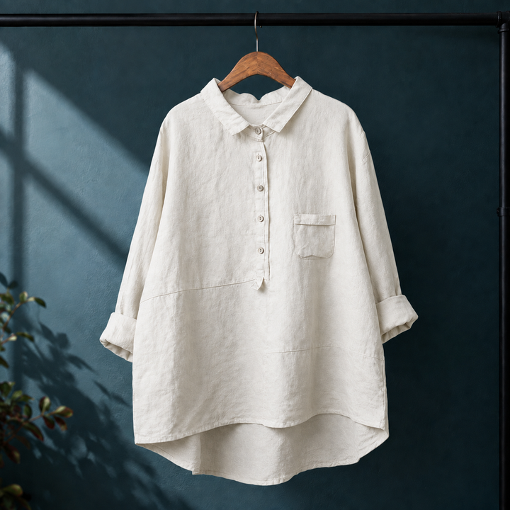 Phoebe-Elise Avslappnad Blus