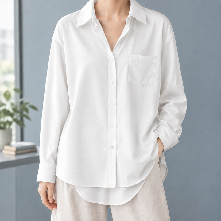 Ernestine Avslappnad Blus