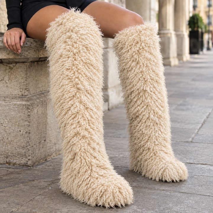 Bembo Shaggy Boots