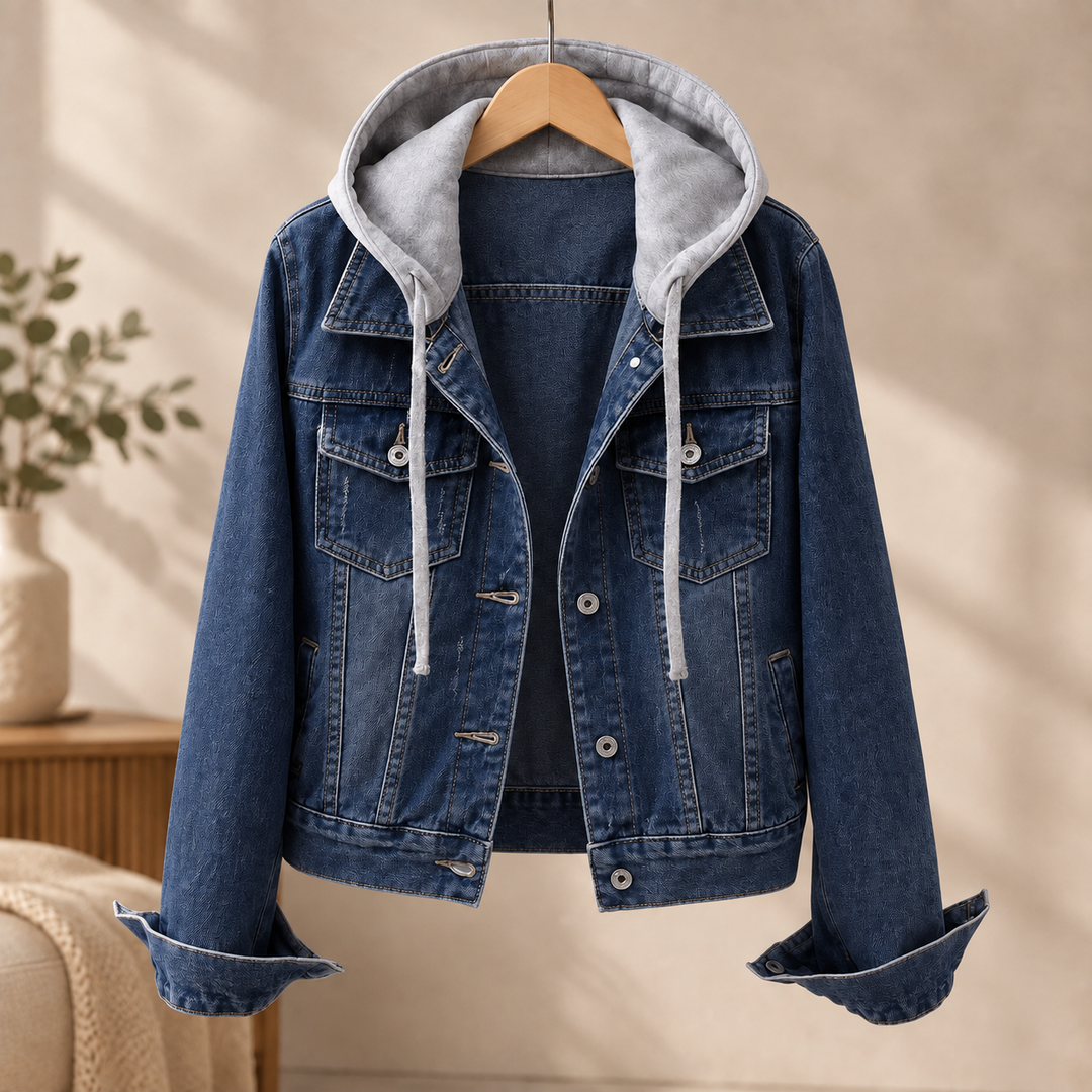 Josephine-Eve Hooded Denimjacka