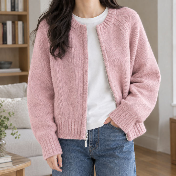 Nora-Skye Zip Cardigan