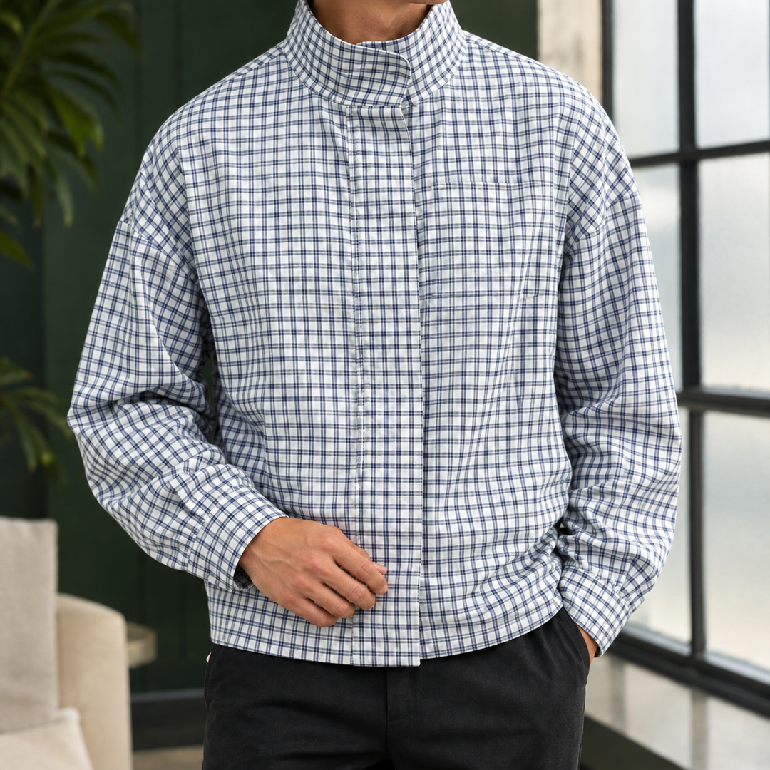 Leo-Grant Rutig Overshirt