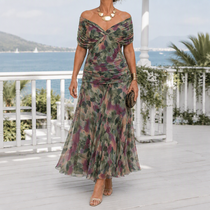 Valeria-Rose Wrap Maxi Klänning