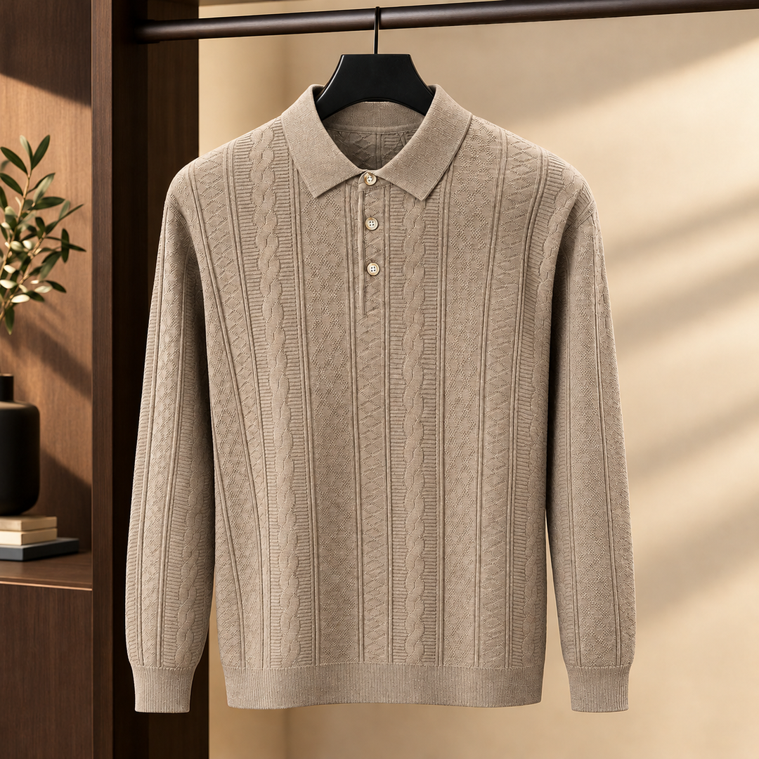 Gilles-Wade Texturerad Polo
