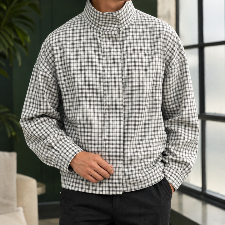 Leo-Grant Rutig Overshirt