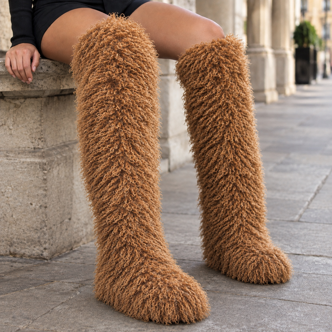 Bembo Shaggy Boots