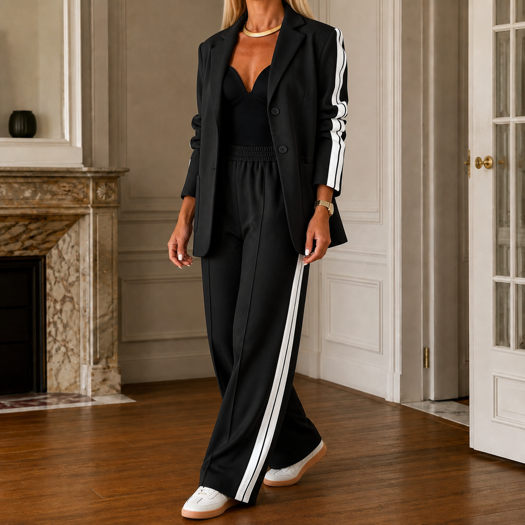 Xenia-Faye Sidstripe Set