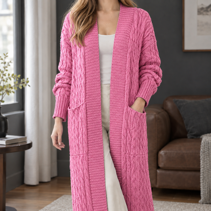 Naomi-Hope Kabelstickad Kofta