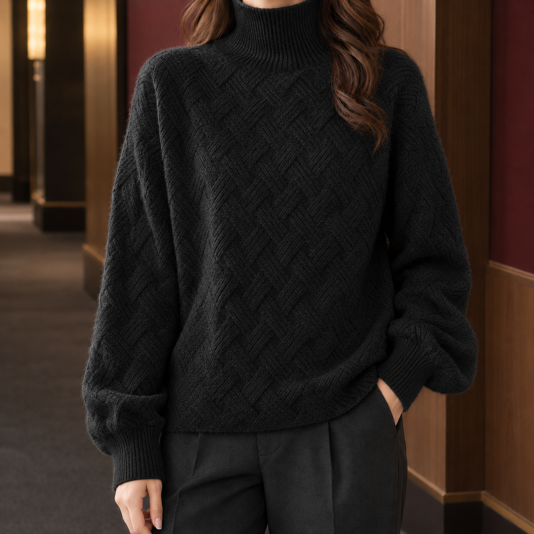 Lauren Hög Nacke Tröja
