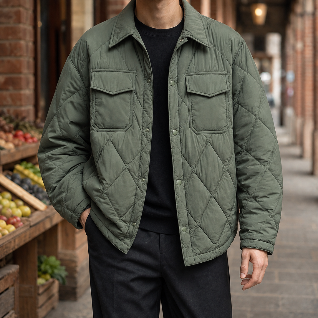 Odilon Vadderad Overshirt