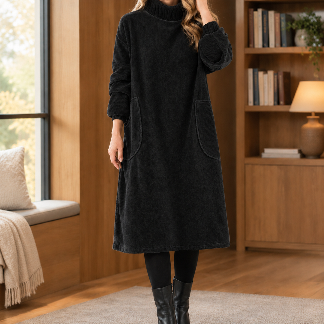 Delphine-Elise Turtleneck Klänning