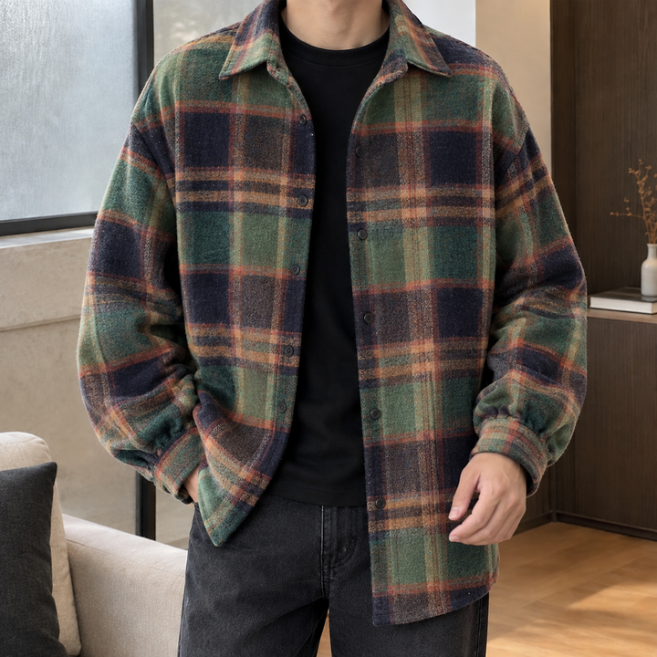 Ludovic-Stone Rutig Overshirt