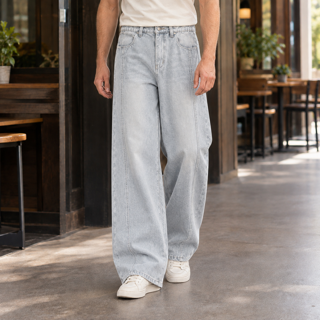 Sigmund-West Segmenterade Jeans