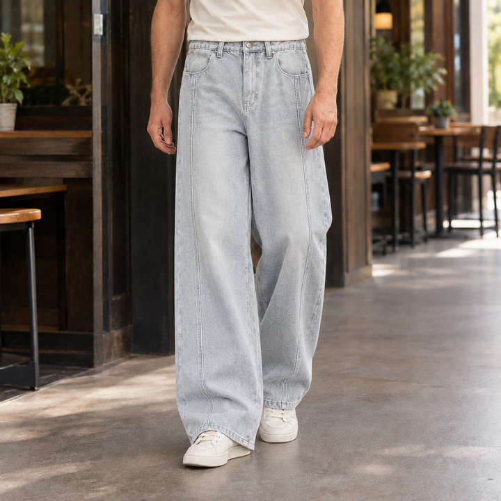 Sigmund-West Segmenterade Jeans
