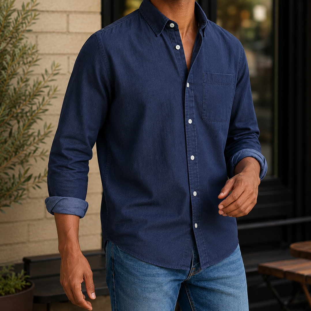 Carter Chambray Skjorta