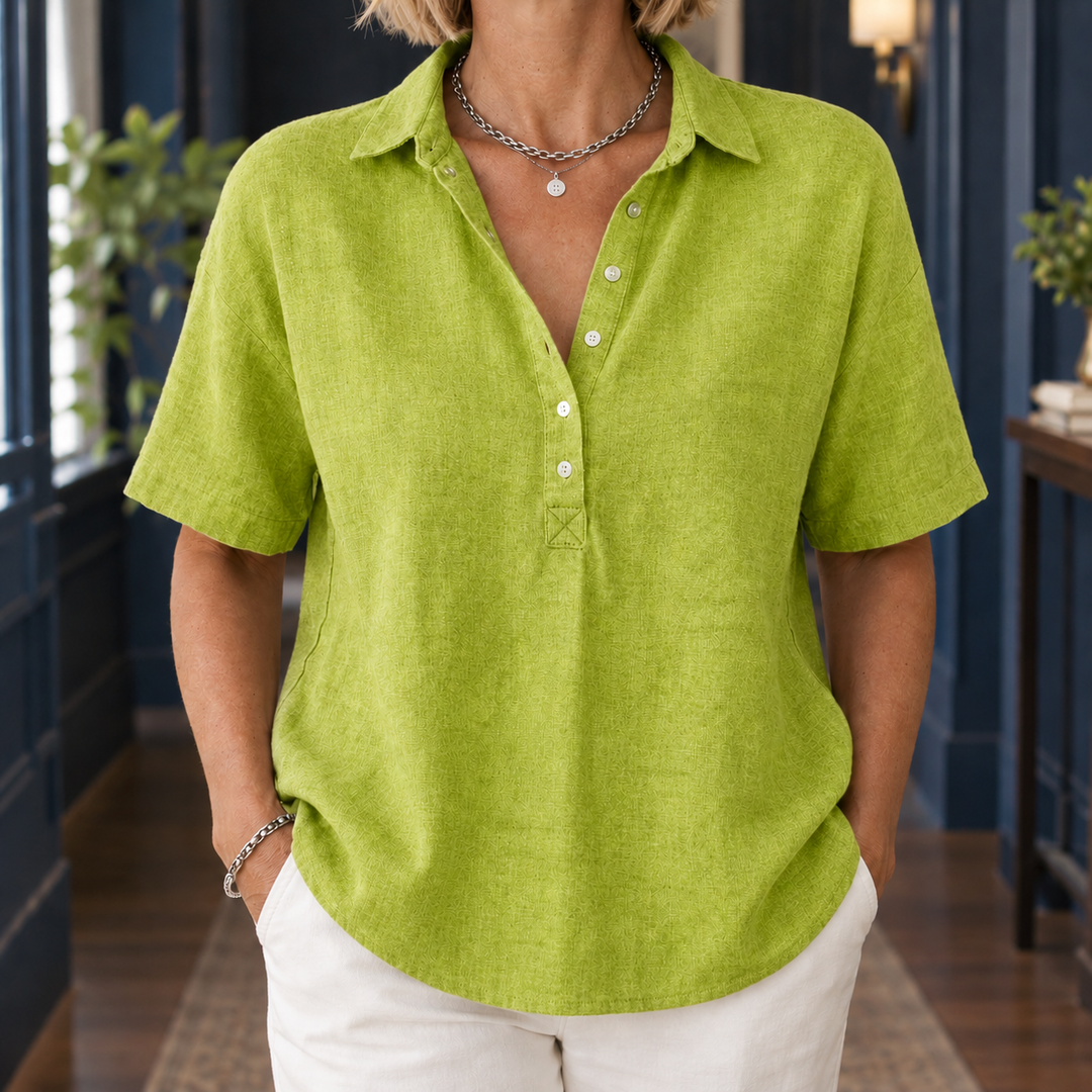 Anais-Pearl Kragad Blus