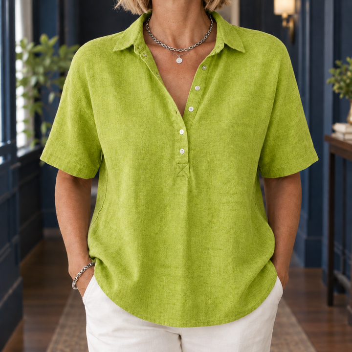 Anais-Pearl Kragad Blus