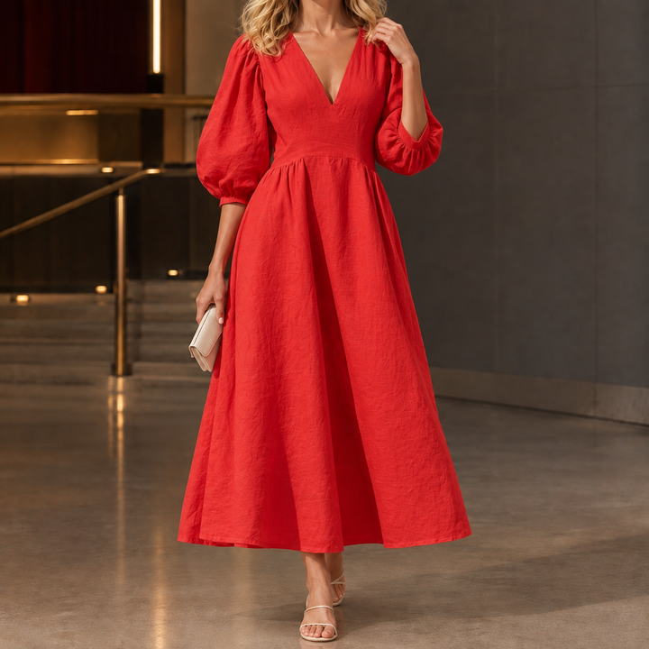 Mackenzie Puff Sleeve Klänning