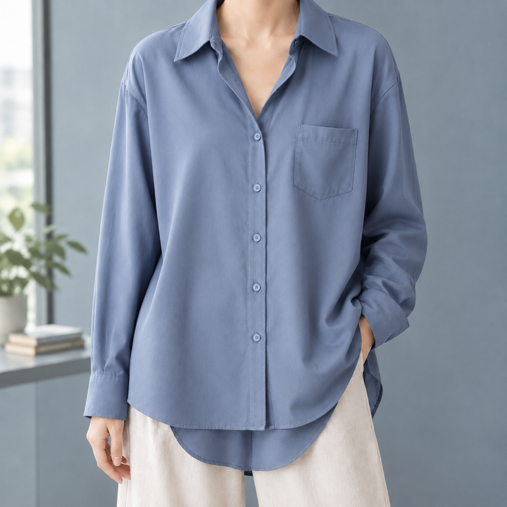 Ernestine Avslappnad Blus