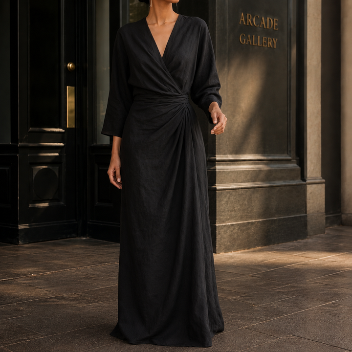Valentina-Louise Wrap Maxi Klänning