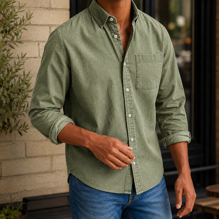 Carter Chambray Skjorta