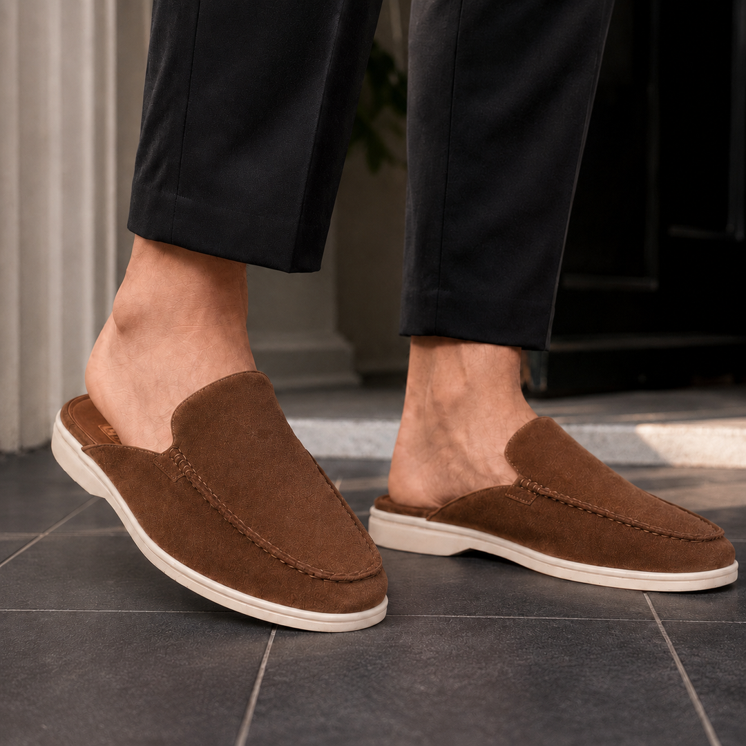 Ruggeri Suede Mule Loafers