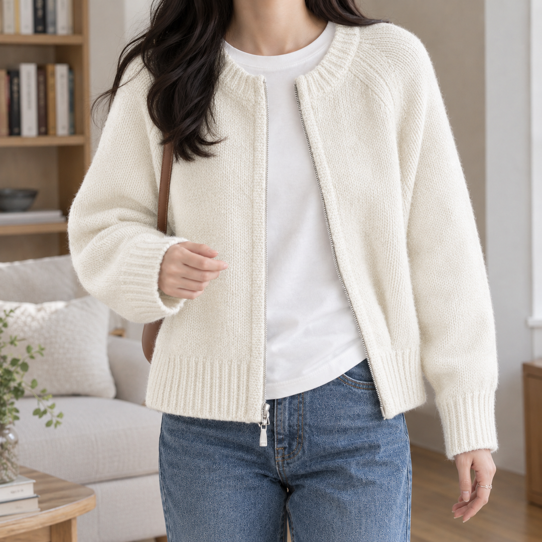 Nora-Skye Zip Cardigan