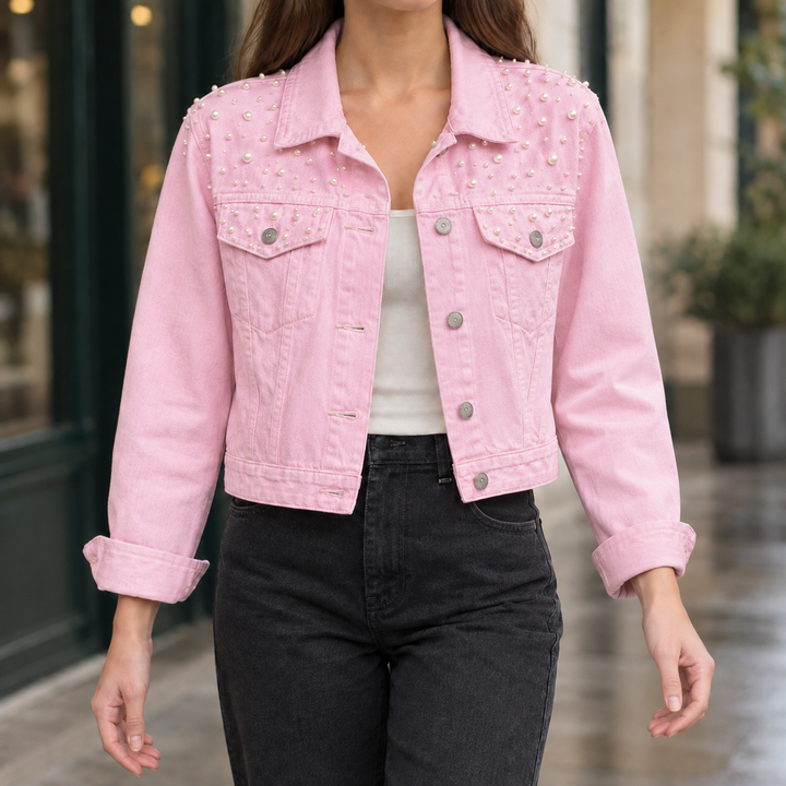 Annabelle-Jade Beadad Denimjacka