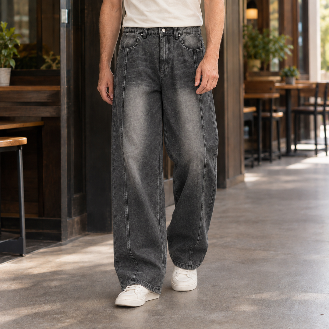 Sigmund-West Segmenterade Jeans