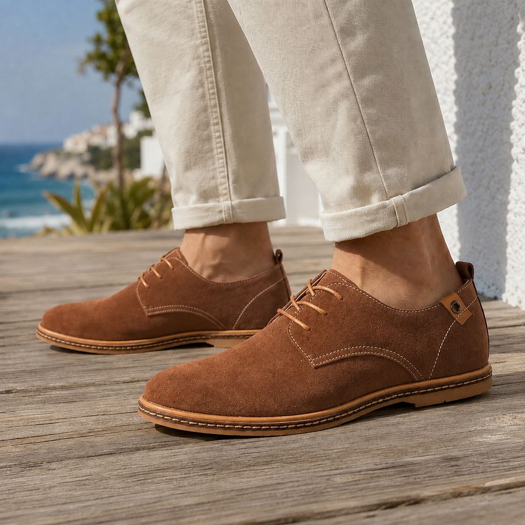 Santoro Suede Derby Skor
