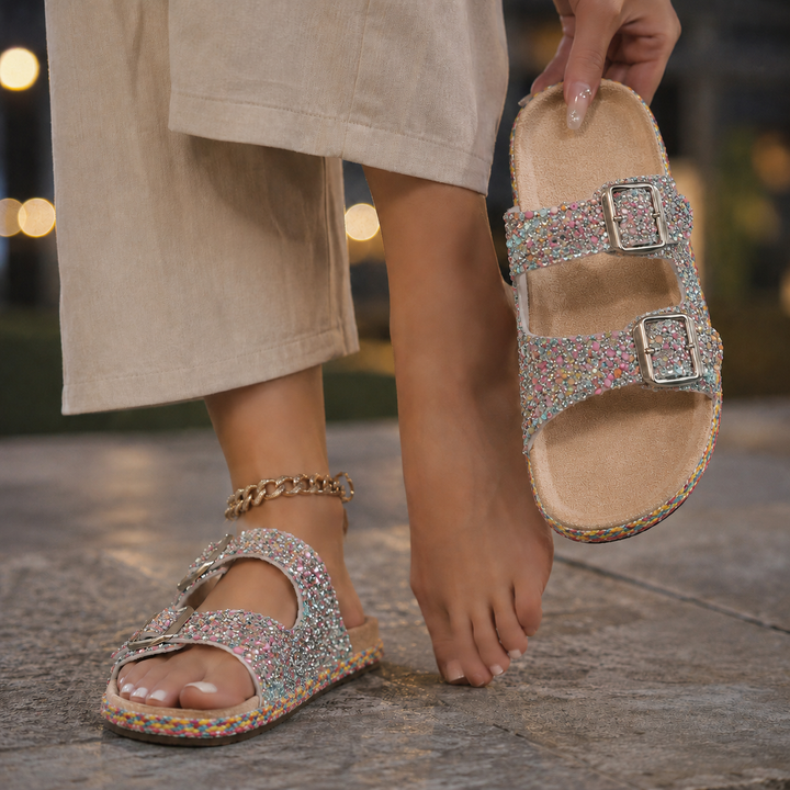 Gubbio Rhinestone Sandaler