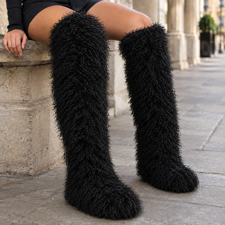 Bembo Shaggy Boots