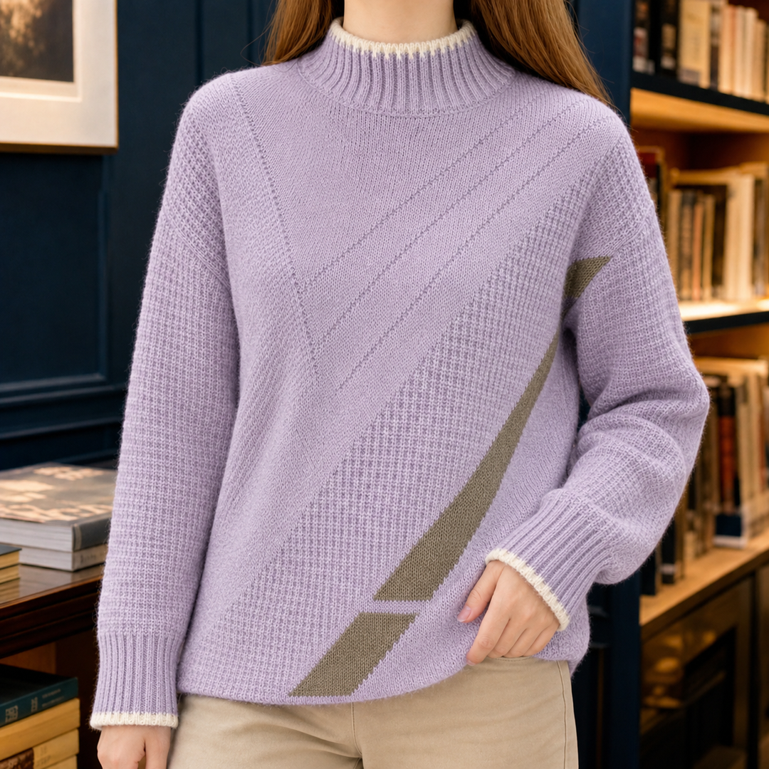 Sienna-Skye Mock Neck Tröja