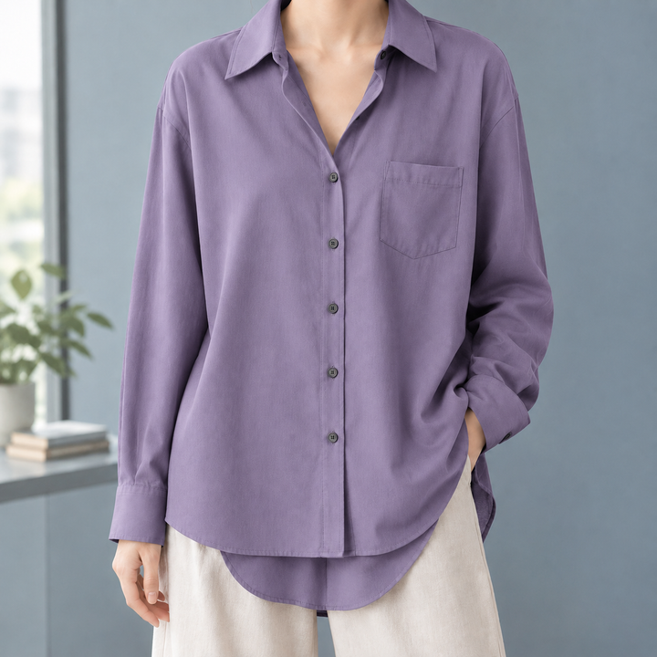 Ernestine Avslappnad Blus