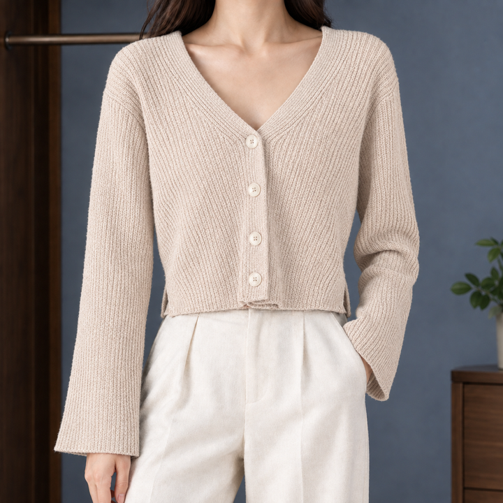 Raven Ribbad Cardigan