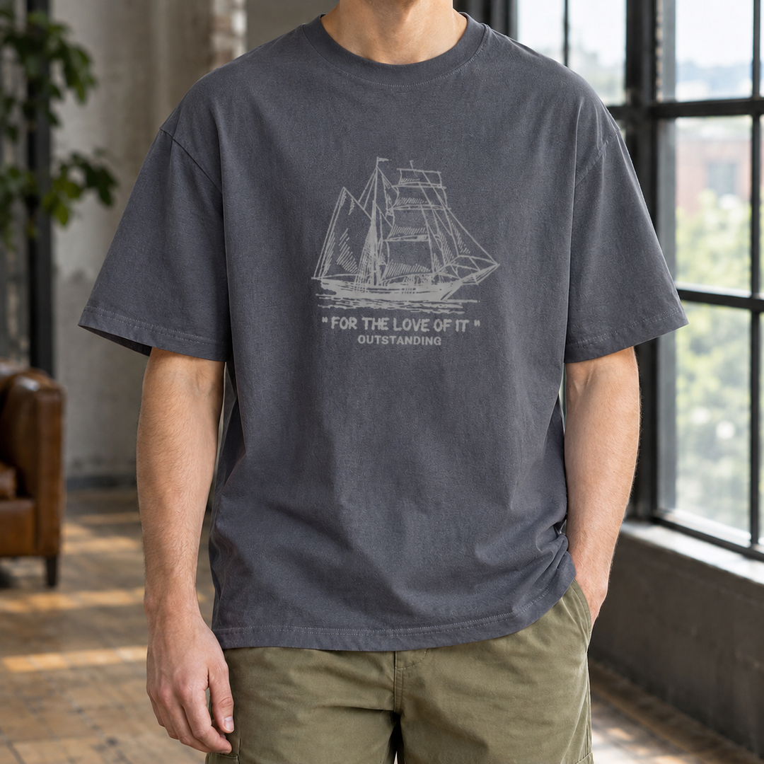 Kit Avslappnad T-Shirt