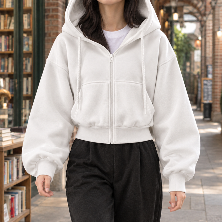 Maylis Cropped Hoodie