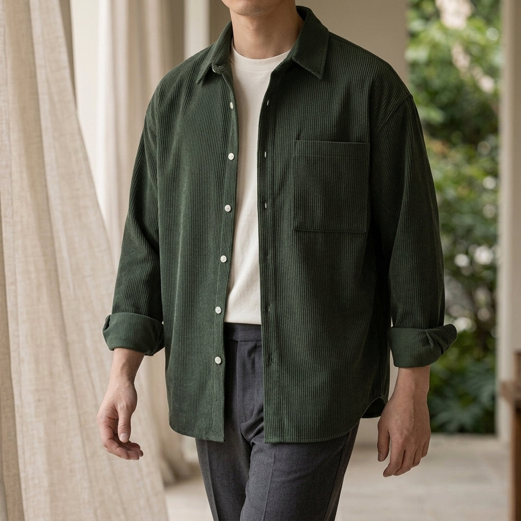 Knox Corduroy Skjorta