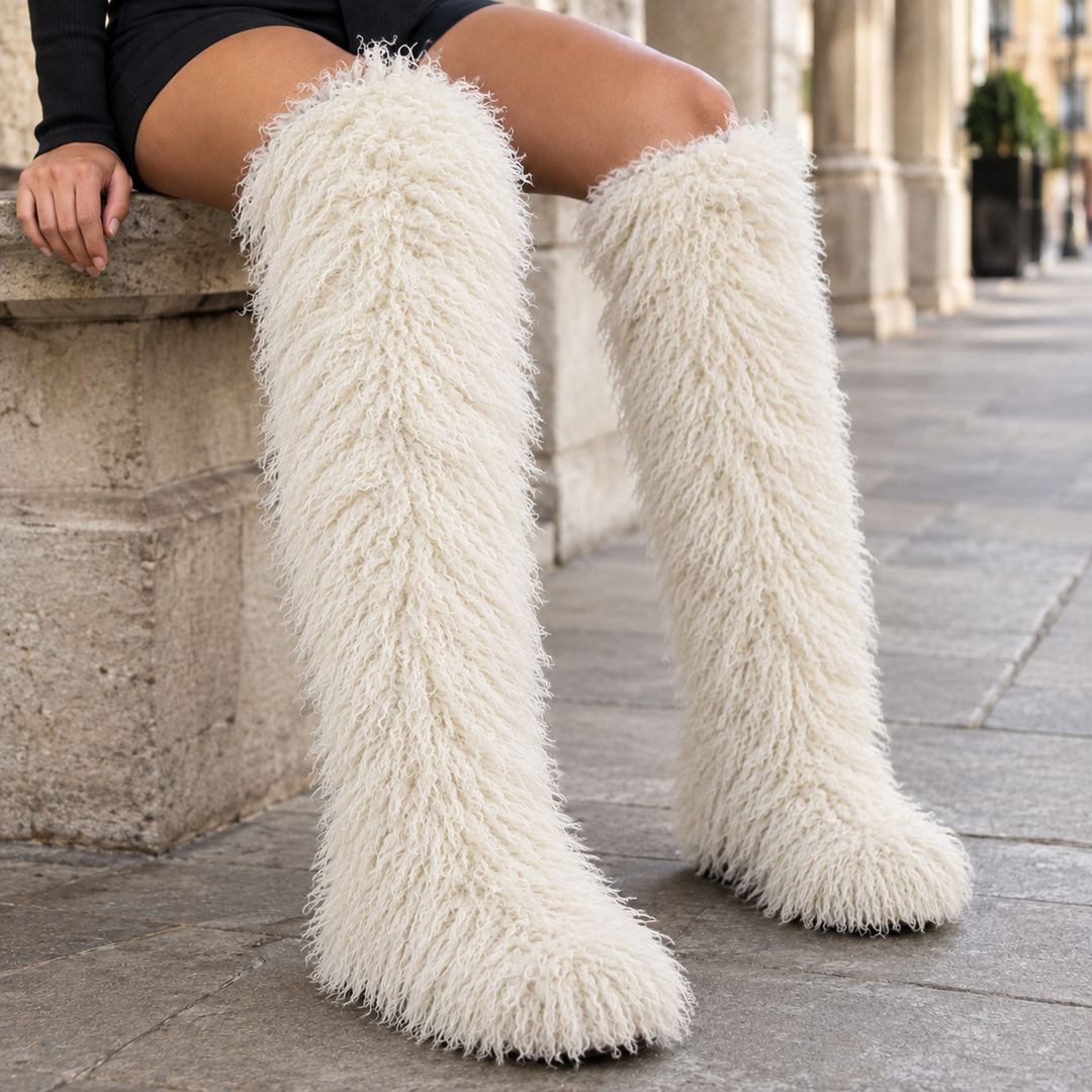 Bembo Shaggy Boots
