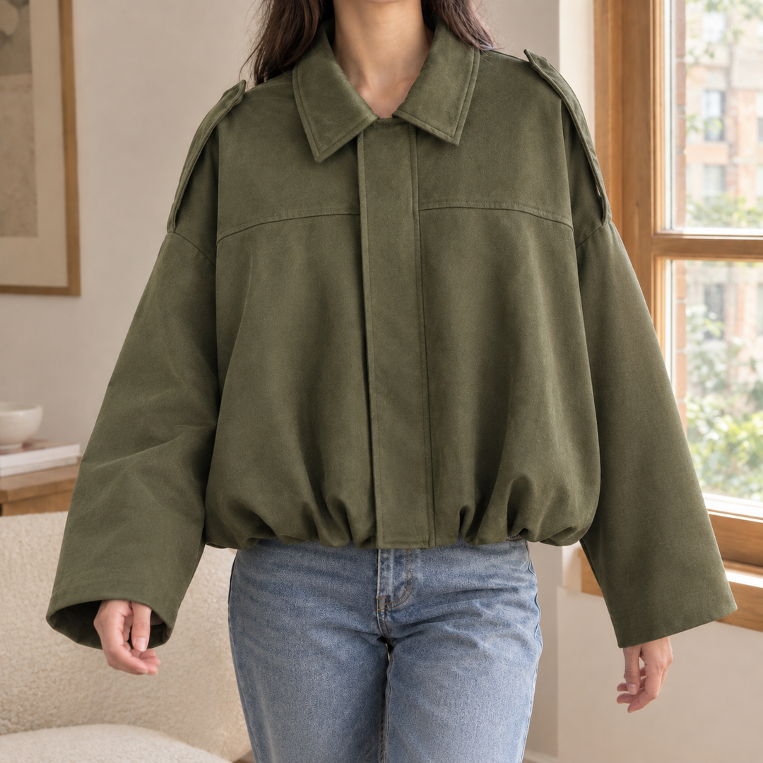 Amabel Cropped Bomberjacka