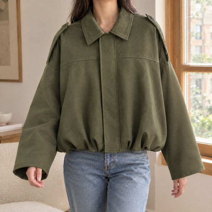 Amabel Cropped Bomberjacka