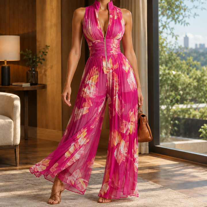 Aurore Plisserad Jumpsuit